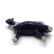 Blue porcelain happiness horses, 1970s