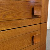 Vintage teak and rosewood chest of drawers from the 70-80s
