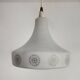 Scandinavian opaline chandelier from the 60s