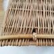 Old wicker trunk