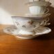 4 tea cups or chocolate in Limoges porcelain