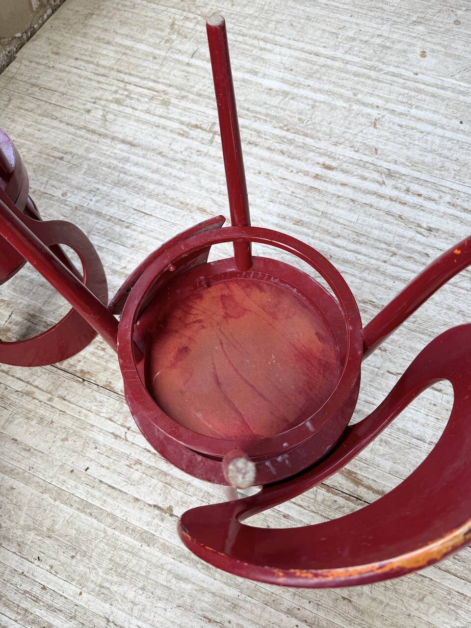 Set of 6 Baumann bistro chairs, Mouette model