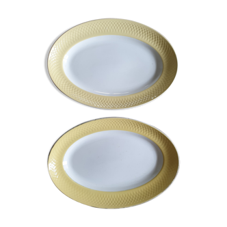 MDL oval serving plates