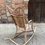 Rattan rocking chair