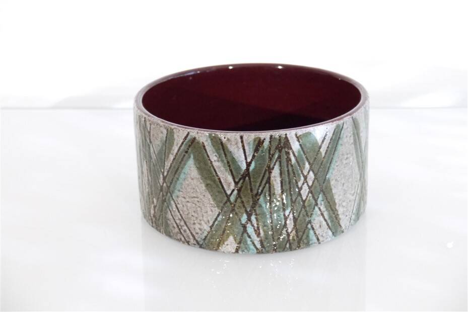 Empty ceramic pocket by Ingrid Atterberg 1960