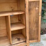 Rustic wooden buffet from Paris, 1940.