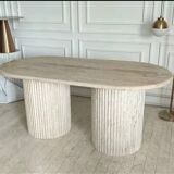 Travertine table
