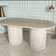 Travertine table
