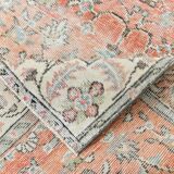 Red & Orange Floral Pattern Persian Rug, 119x200Cm