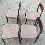 4 Danish chairs 60