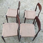 4 Danish chairs 60