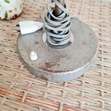 Antique articulated metal workshop lamp