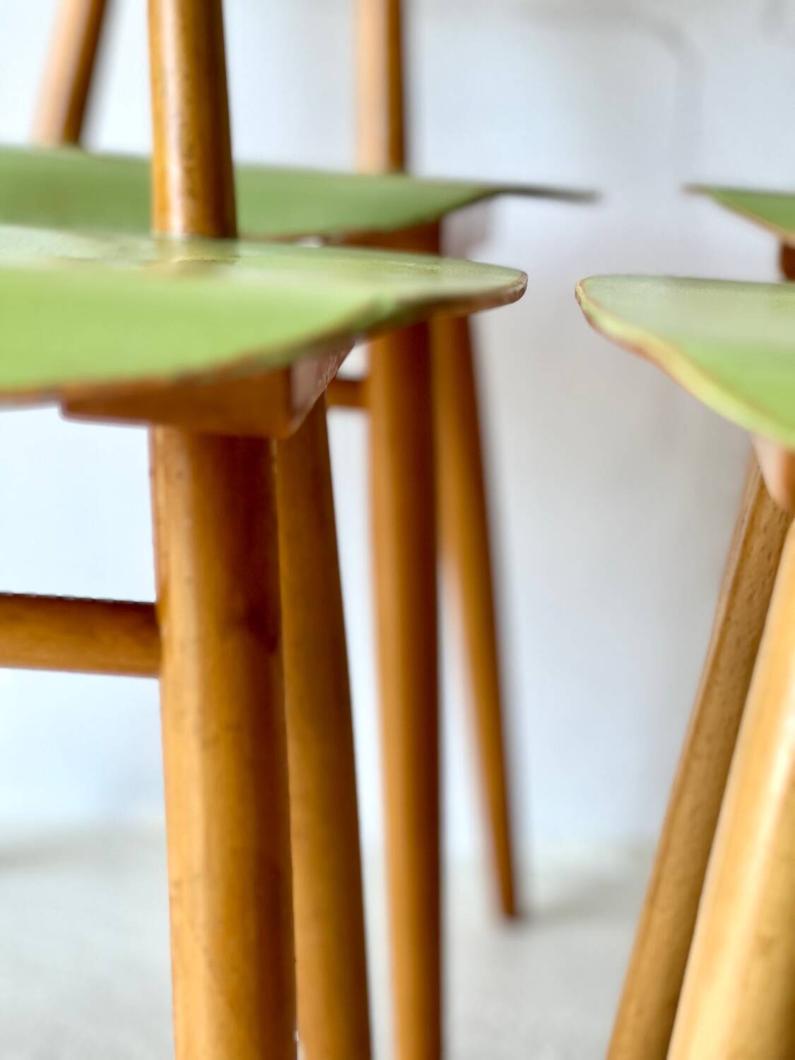 Chaises de bistro Ton, ensemble de 4