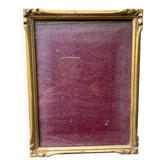 Golden photo frame
