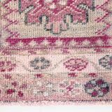 Soft & Dusty Pink Vintage Runner Rug, 78x360Cm