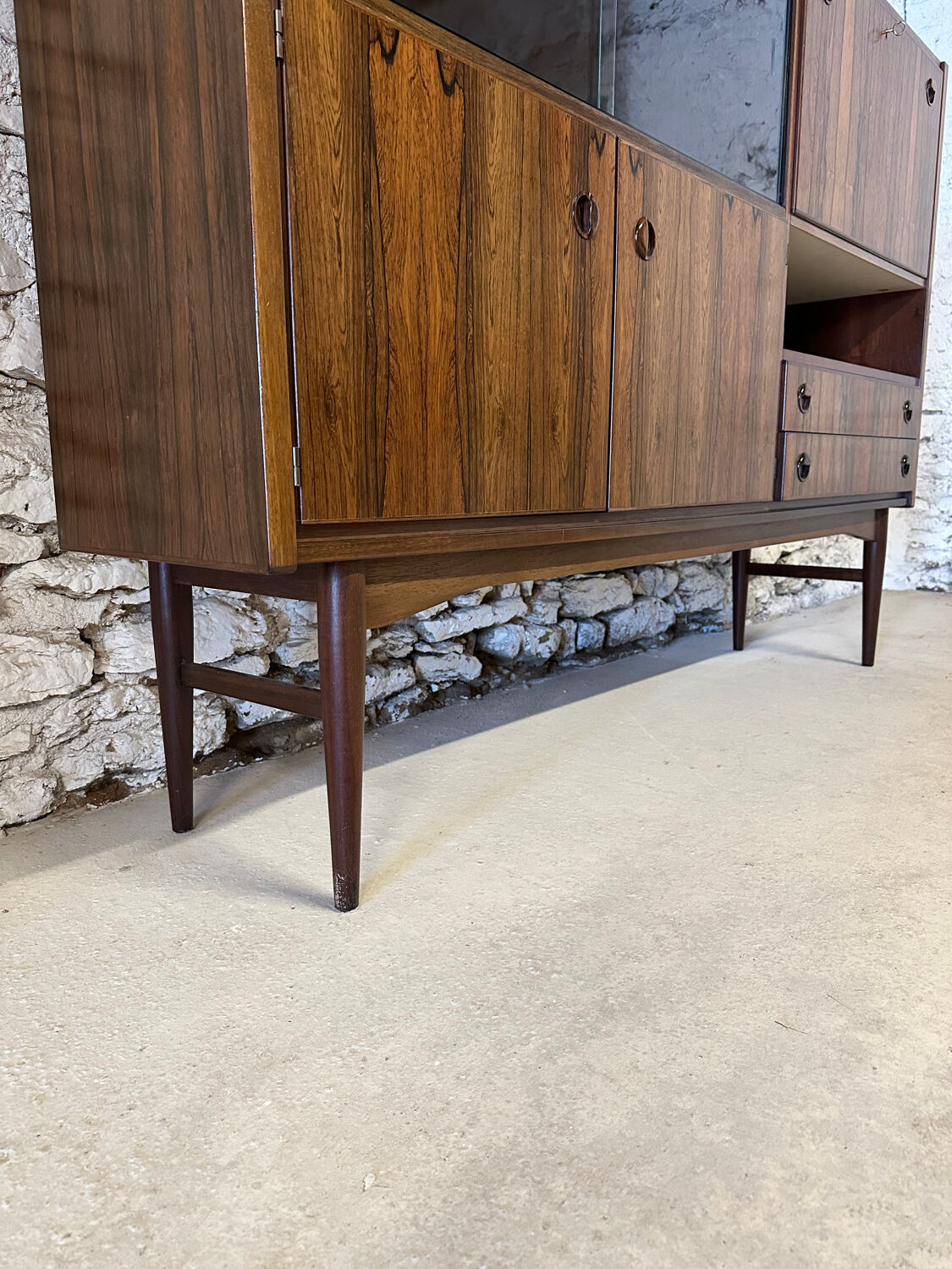 Scandinavian rosewood sideboard