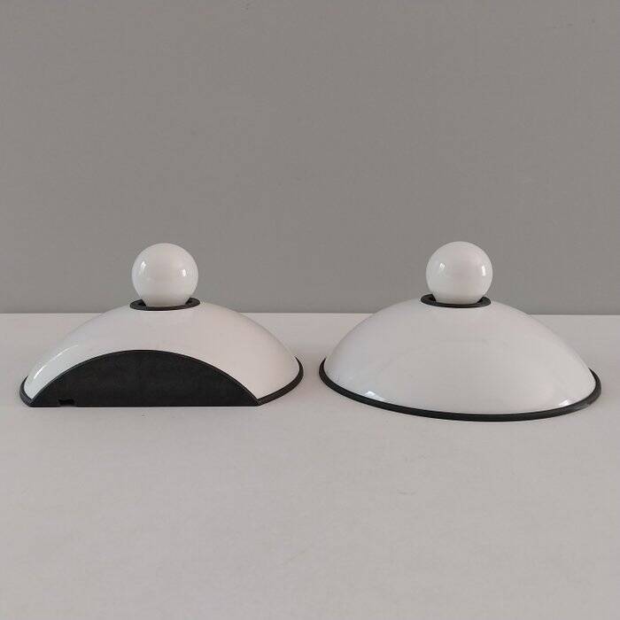 Pair of T. Cimini wall lights for Lumina - "Emi"