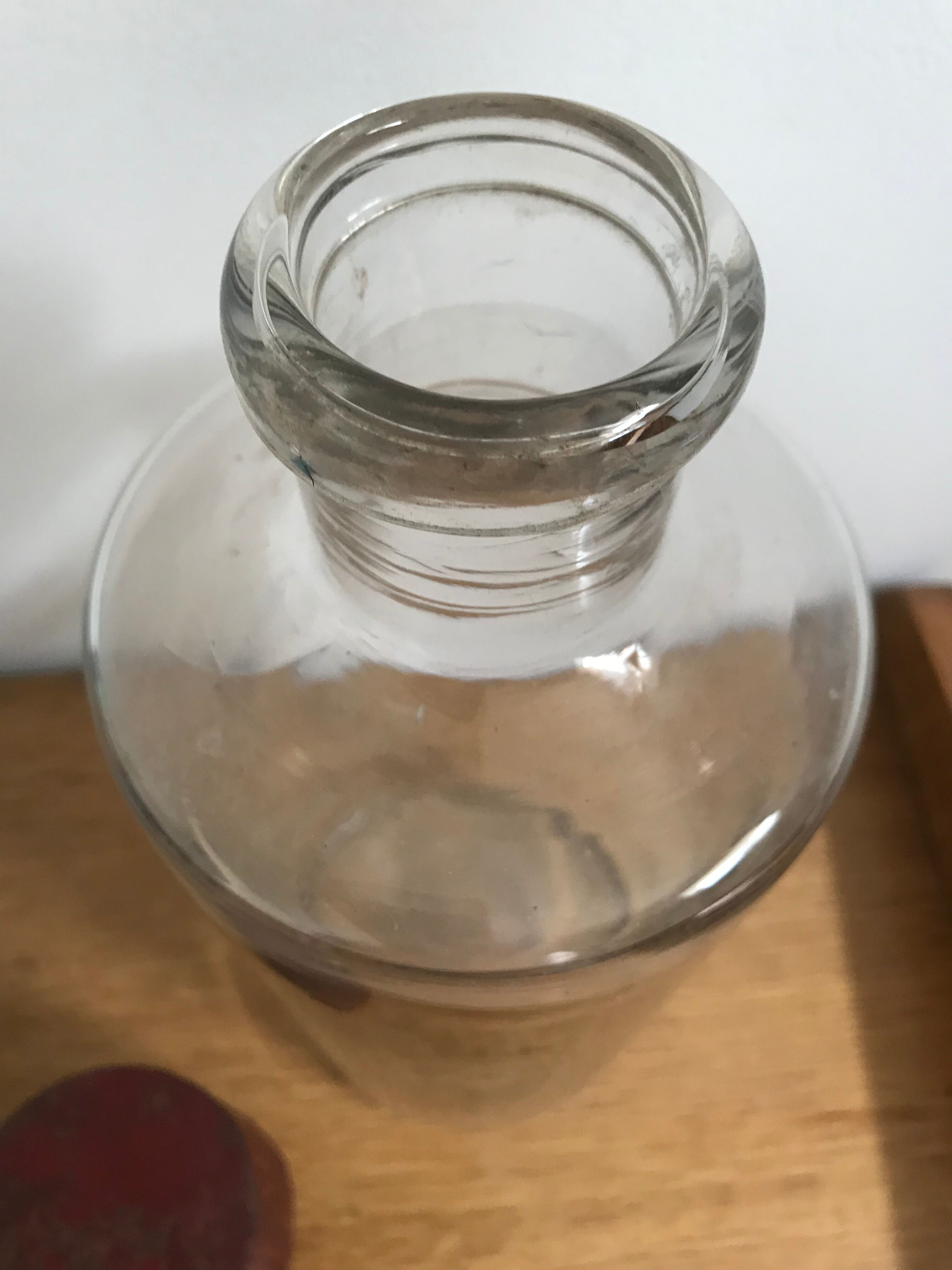 Old bottle of pharmacy XIX