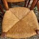 Ensemble de 6 chaises en bois paillées