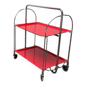 Chariot de service pliable - table