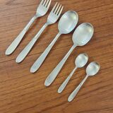 SFAM silver metal serving set for 2