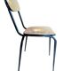 Set of 8 vintage Formica and metal chairs, 1960s-70s.