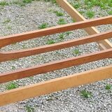 Vintage 50s oak daybed