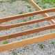 Vintage 50s oak daybed