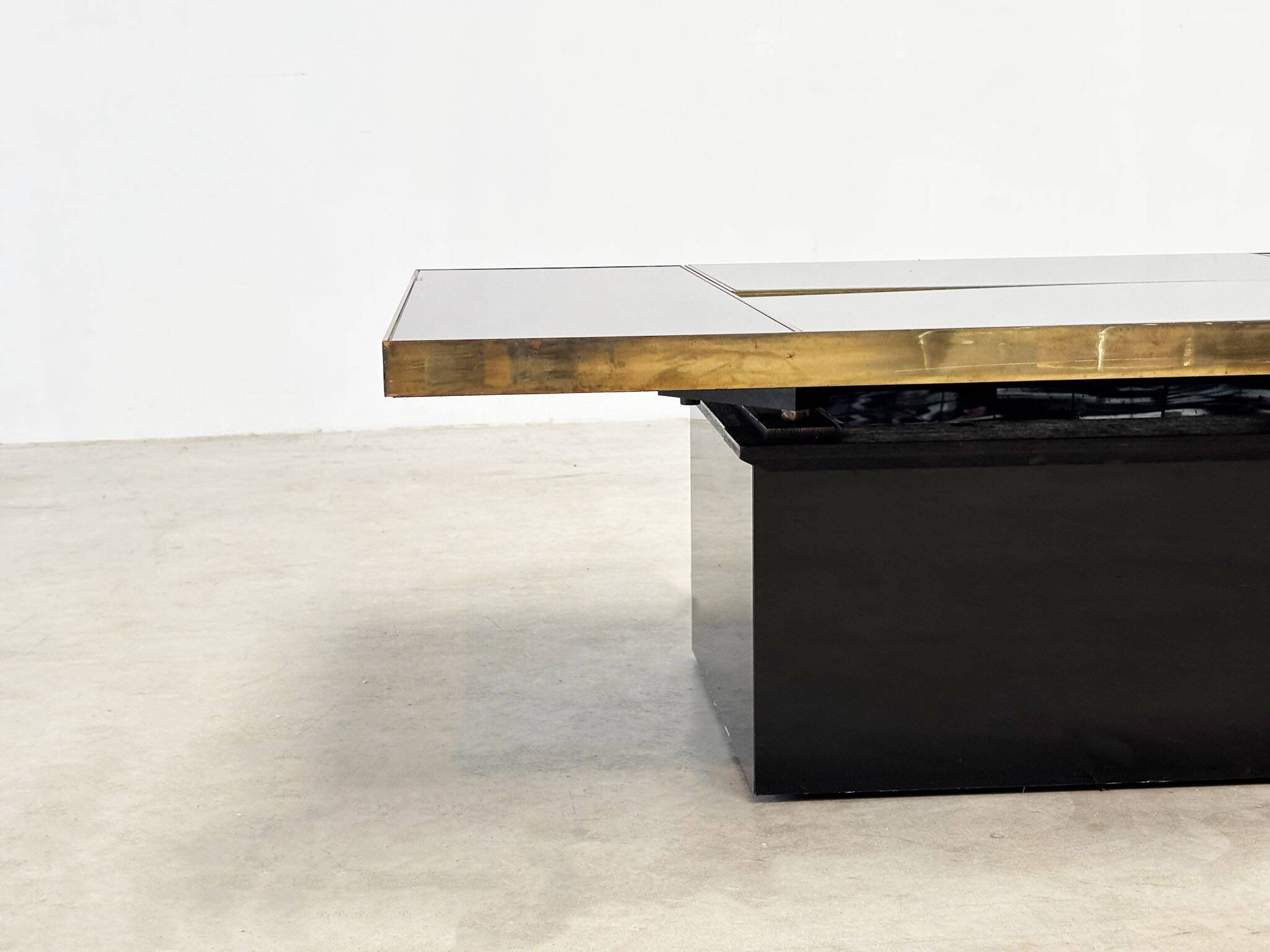 Belgo Chrom bar coffee table, 1970s