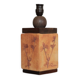 Lampe vintage, pied de