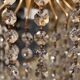 Pair of vintage tassel wall light