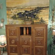 Buffet de style brutaliste