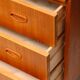 Mid-century teak Secretary, Denmark, 1960s