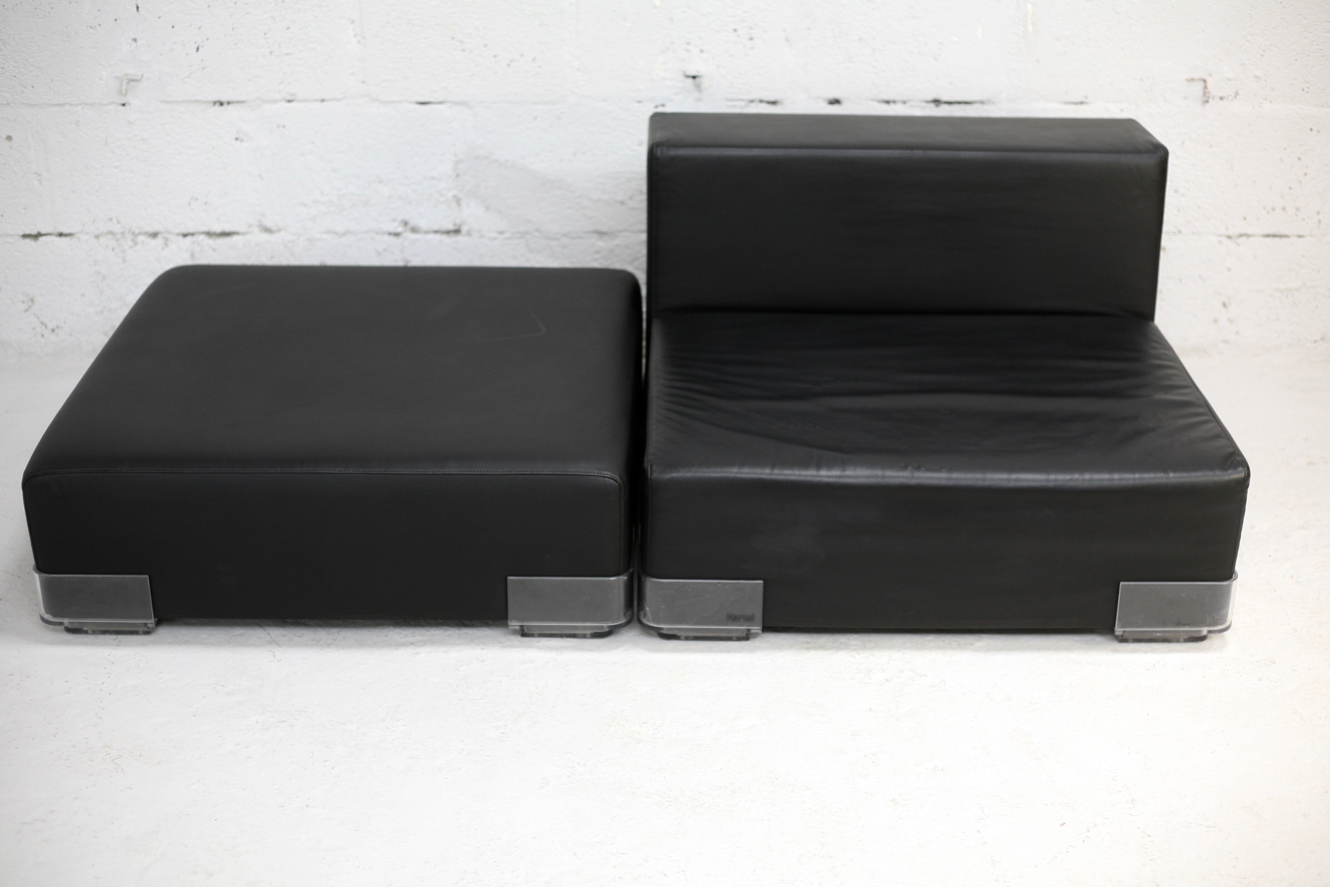 Modular sofa 2 places model "Plastics"Piero Lissoni Italy, circa 2005