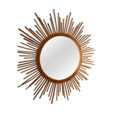 Mirror rattan sun 70s - 60cm
