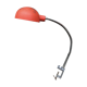 Lampe moderniste réflecteur orange