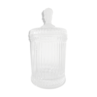 Cast crystal candy and frosted glass