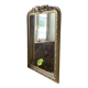 Miroir cheminée bois doré à fronton