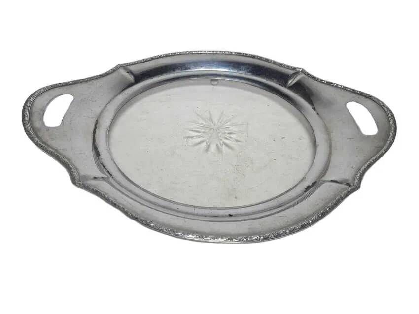 Bmu art deco tray for glasses with a mirror