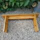Wooden bench