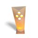 4 x Danish Bala Bonbori table lamp / Design Zentrum Nordrhein Westfalen / Incredible rare. Paper lampshade. 52 cm x 18 cm
