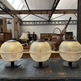 Suite of 3 70s holophanes