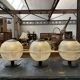 Suite of 3 70s holophanes