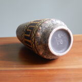 Strehla German ceramic vase from the 60s