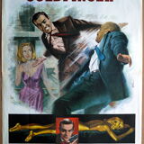 Original movie poster "Goldfinger", James Bond 007