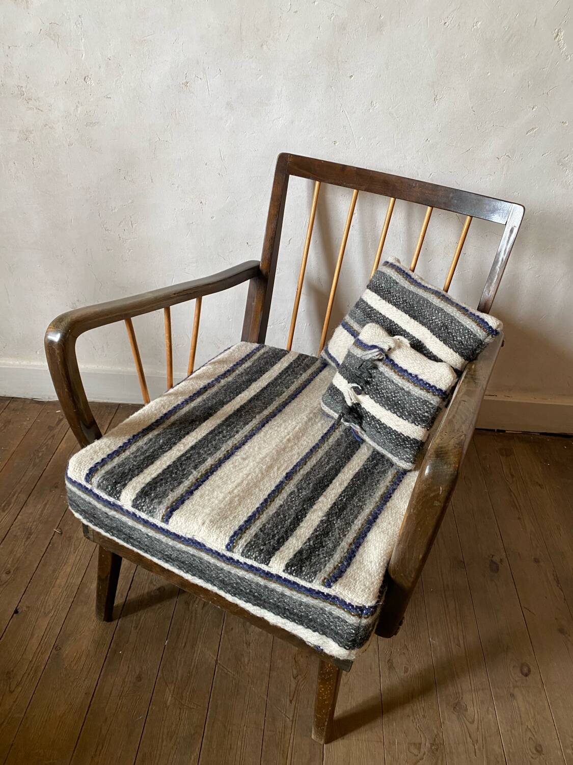 Restored vintage armchair