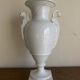 XXL white lion head neo-classical amphora vase from the Empire Consulate.