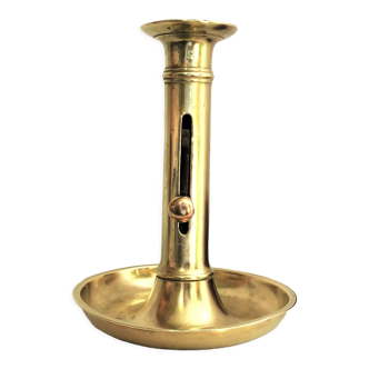 Late nineteenth Victorian style copper push holder