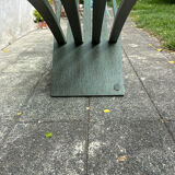 Vintage design coffee table in glass and bronze Vvv Valenti