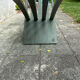Vintage design coffee table in glass and bronze Vvv Valenti